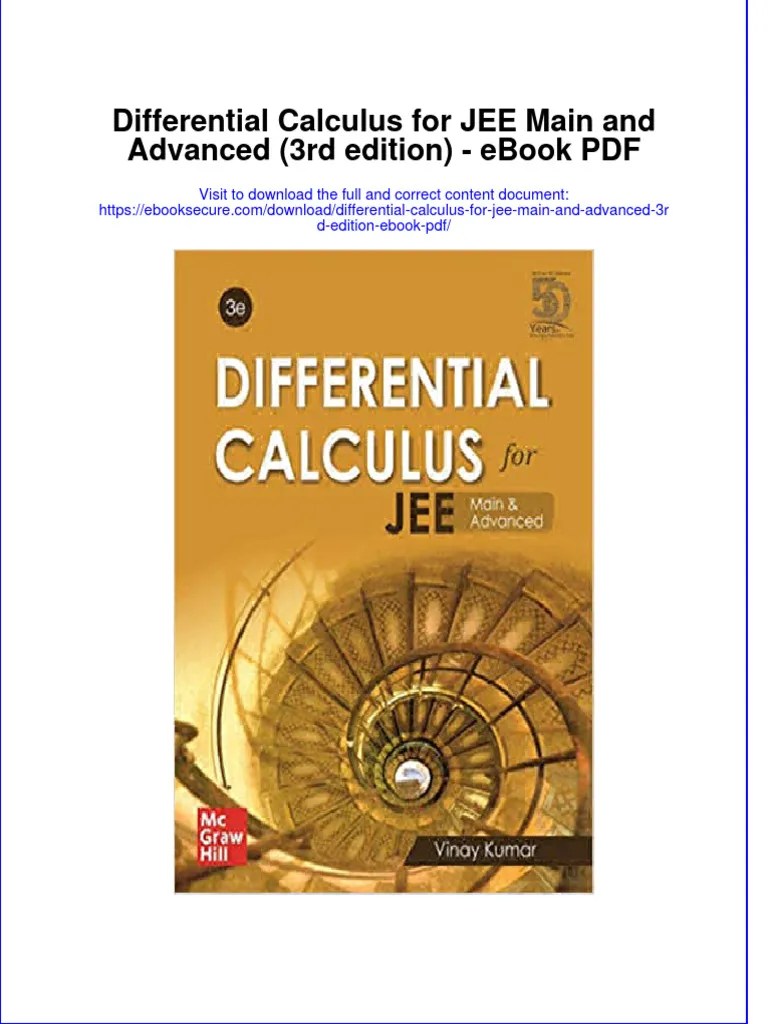 Full Download Book Differential Calculus For Jee Main and Advanced 3Rd
