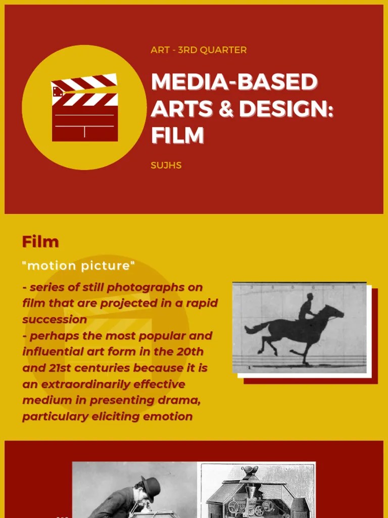 Media Based Arts and Design Film PDF Cinematography Filmmaking