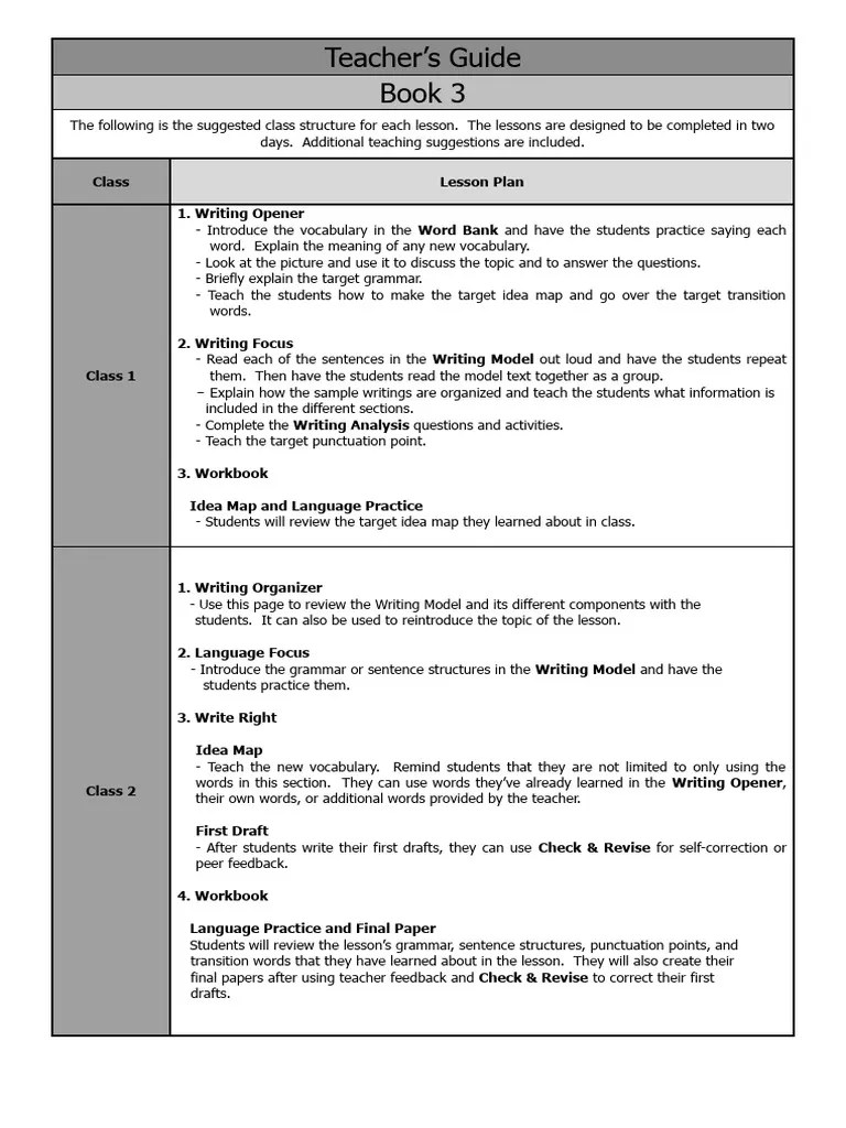 03 Write Right Beginner 3 TG PDF Part Of Speech Noun