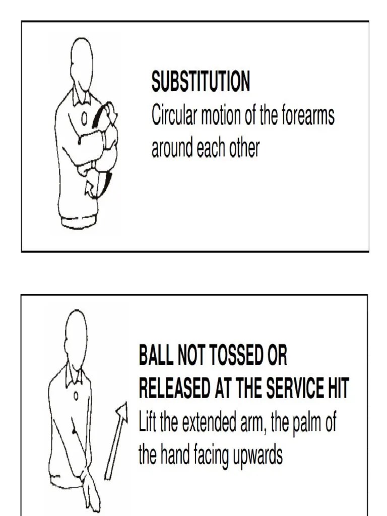 VOLLEYBALL REFEREE HAND SIGNAL PDF