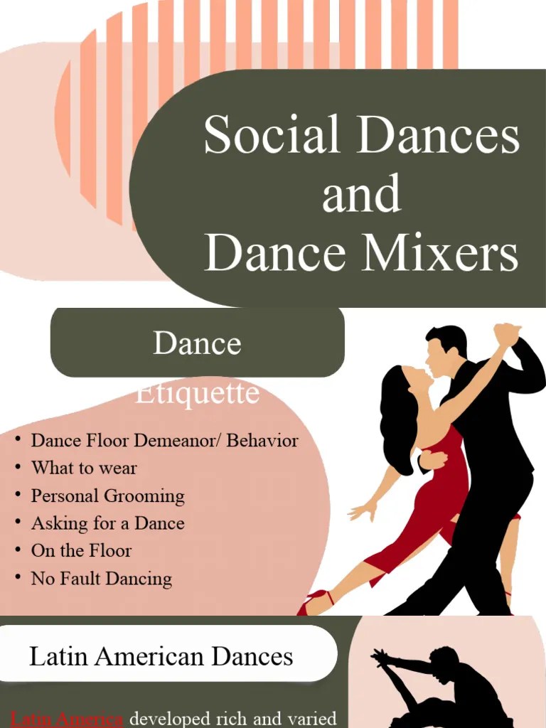 Social Dances and Dance Mixers PDF Ballroom Dance Competitive Dance