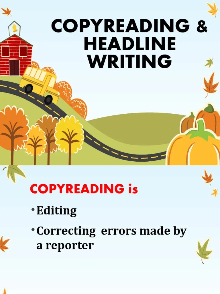 Copyreading New PDF Copy Editing Jargon