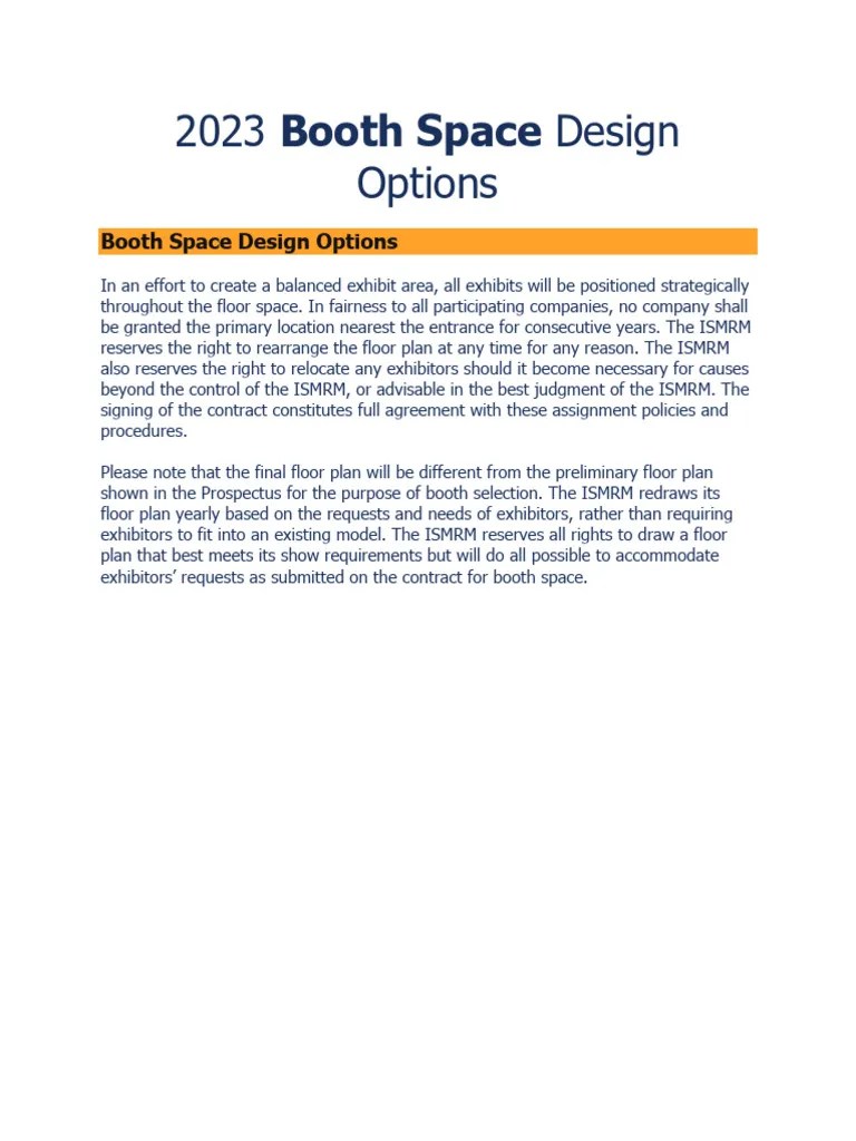 Booth Schematics Regulations | PDF | Fire Safety