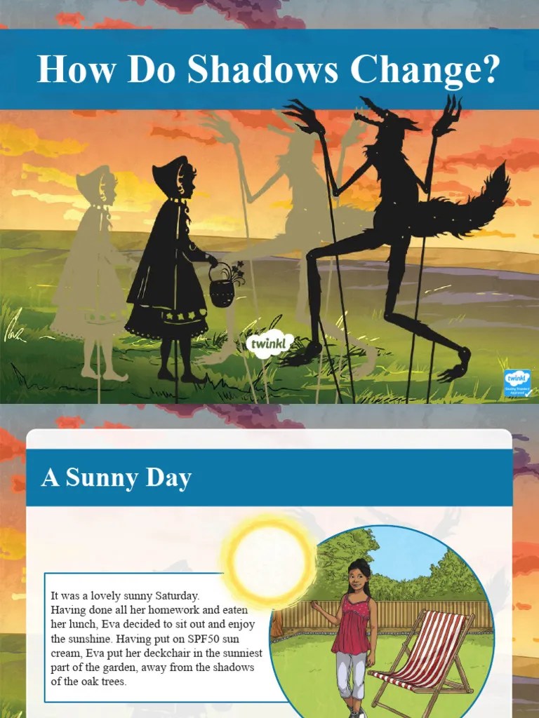 t2 S 1375 How Do Shadows Change Powerpoint Ver 2 PDF Shadow Optics