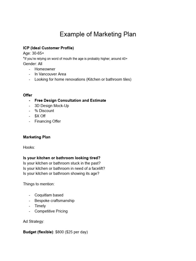 Marketing Plan for Vancoast Tile and Stone PDF