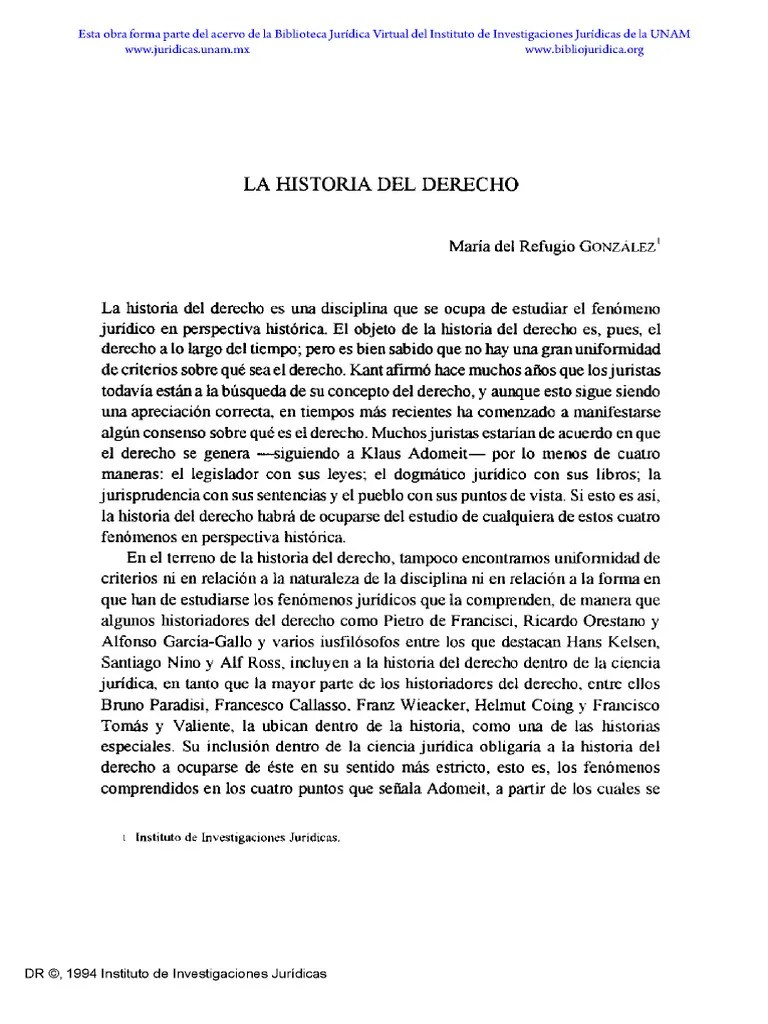 Historia Del Derecho 1 Alan Eduardo García Agundis PDF Método