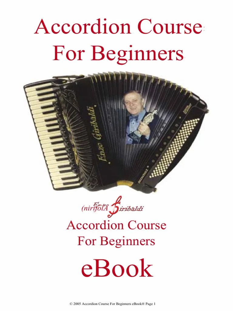 Beginners Accordion OCR PDF Clef Musical Notation