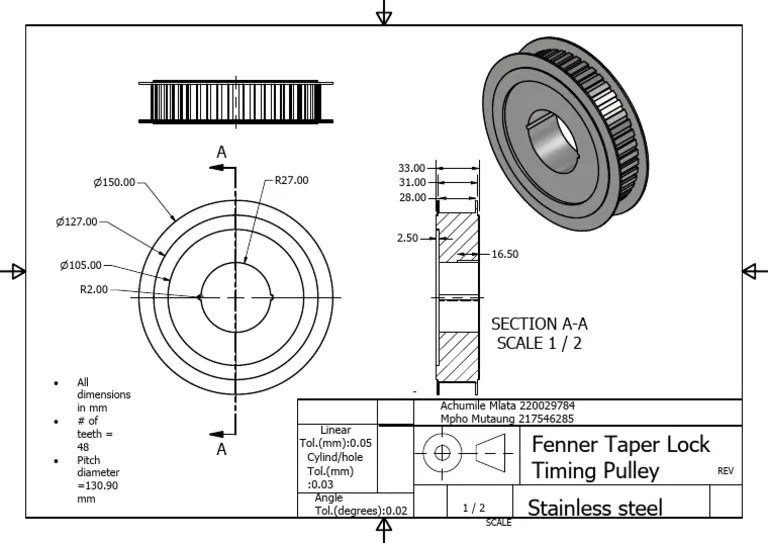Fenner Taper Lock Pulley2 PDF