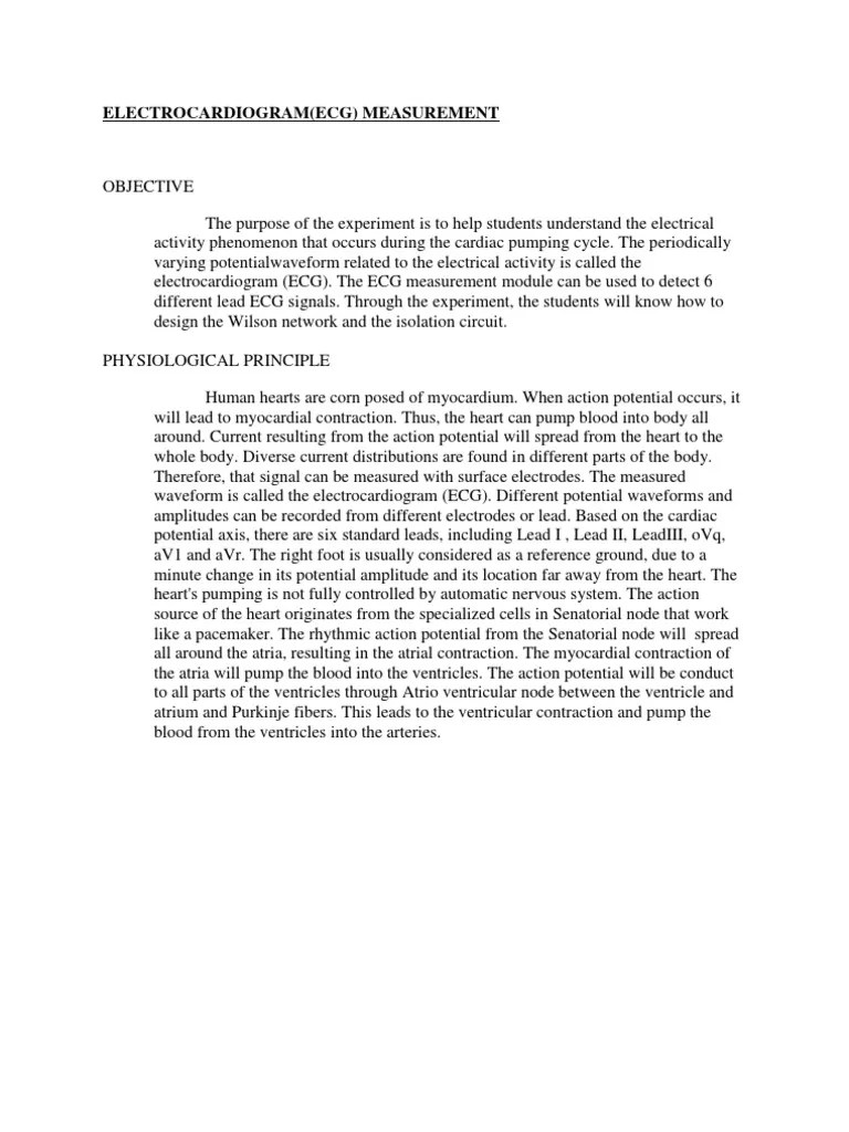Electrocardiogram | PDF | Electrocardiography | Heart