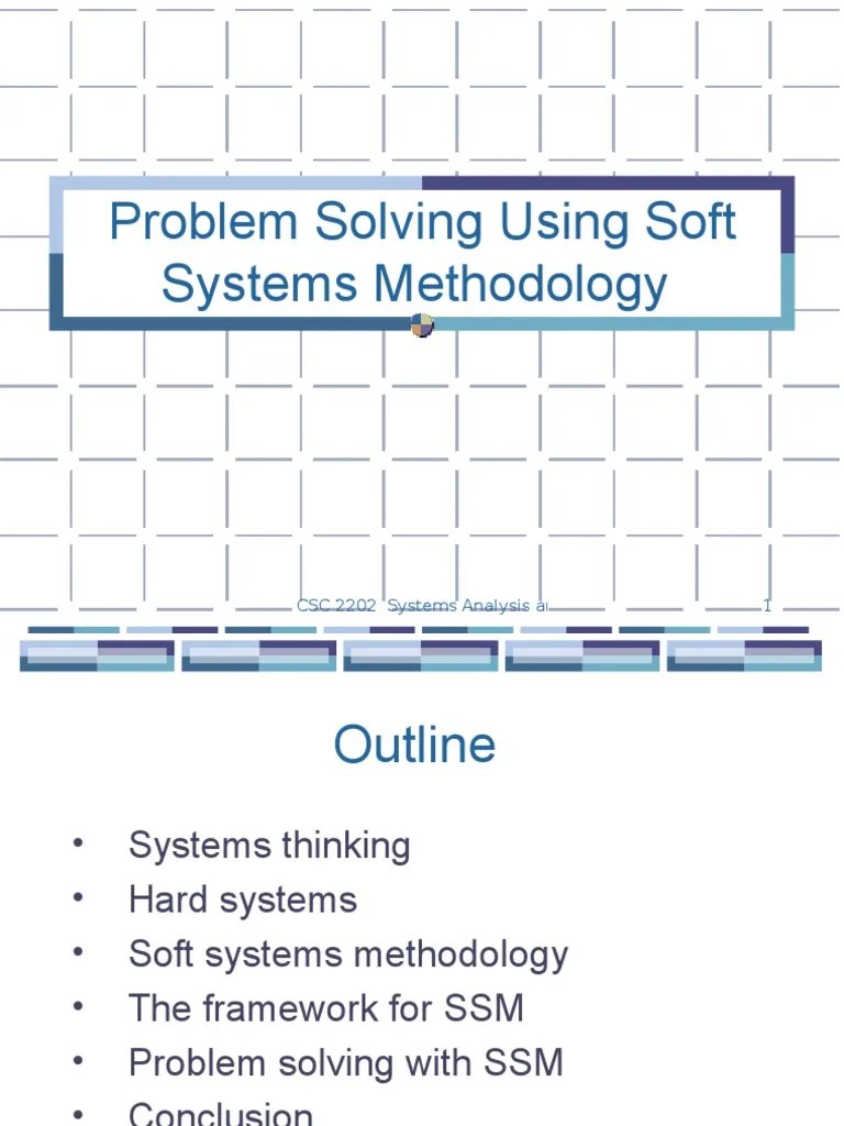 Soft Systems Methodology System Conceptual Model