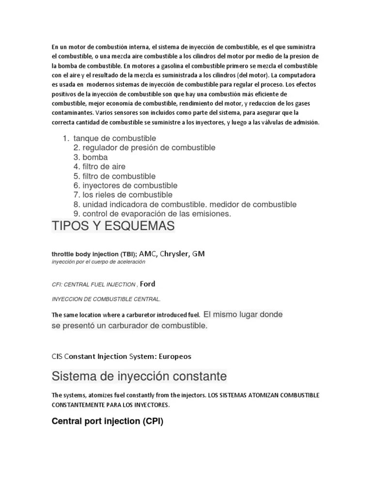 Traduccion Del Manual de Fuel Injection PDF