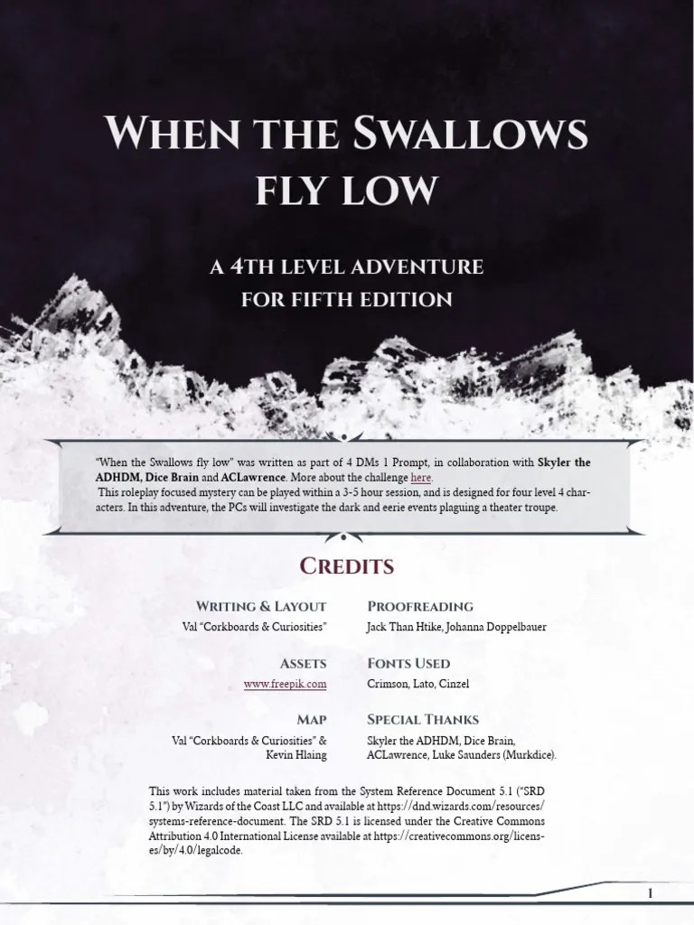 When the swallows fly low PDF