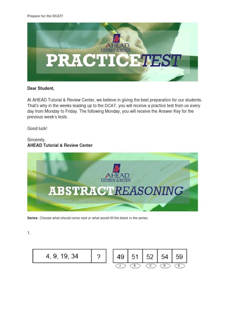 Abstract & Verbal Reasoning 01 PDF