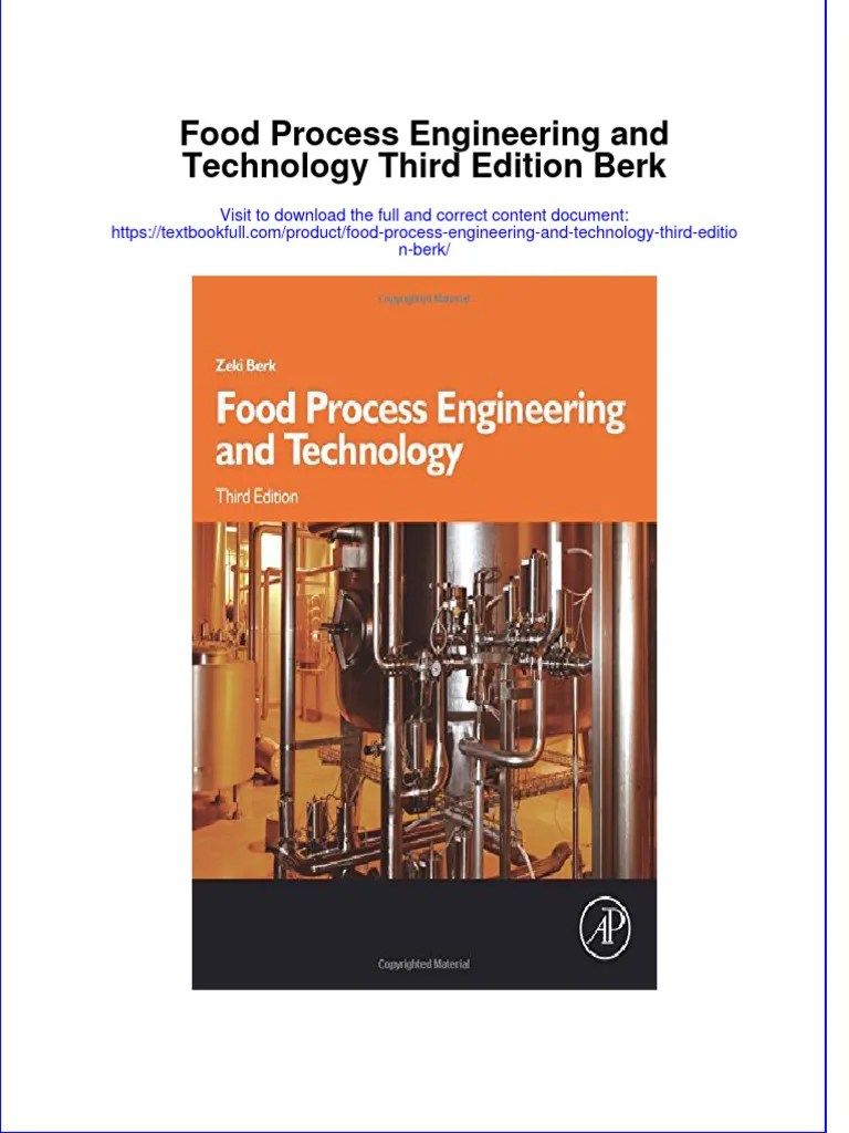(Download PDF) Food Process Engineering and Technology Third Edition