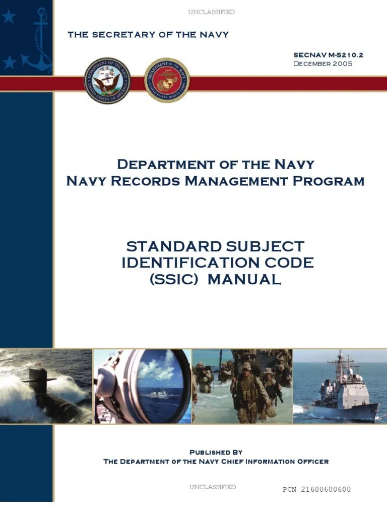 Secnav M5210.2 PDF Signals Intelligence Officer (Armed Forces)