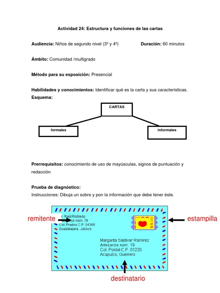 Carta Formal e Informal Sello de correos Comunicación