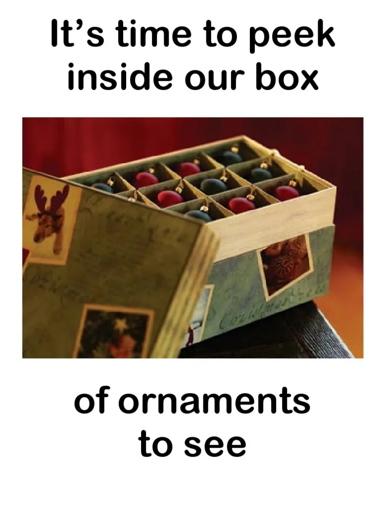 Our Christmas Story Tree Flip Chart