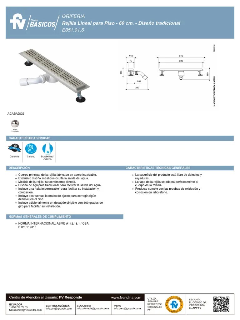 e351.01.6especificaciones REJILLA PISO PDF