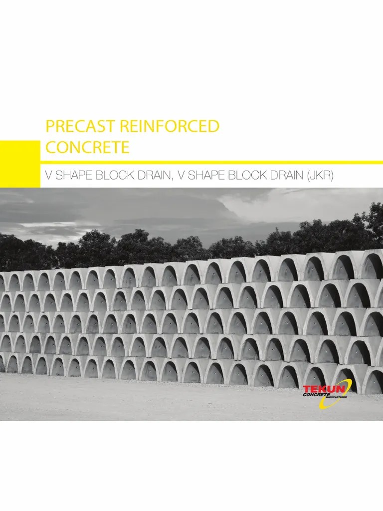 V Shape Block Drain PDF