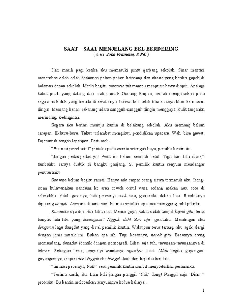 Contoh Karangan Deskripsi