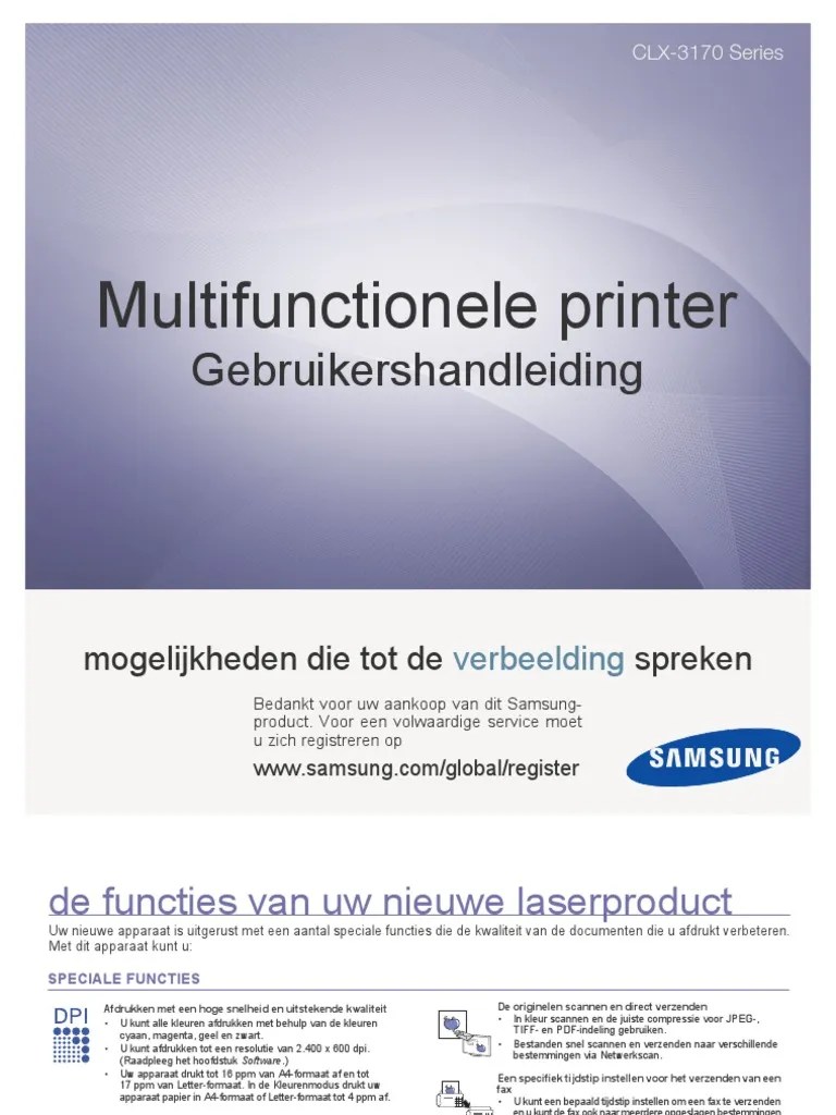 Samsung Gebruikershandleiding | PDF