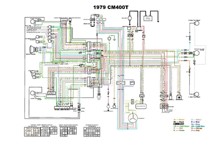 Honda CM400T Wiring Diagram 1979 | PDF