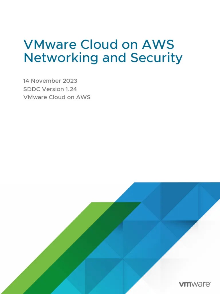 VMware Cloud On AWS Networking and Security PDF Virtual Private