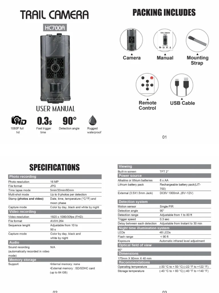 HC-700A User Manual | PDF