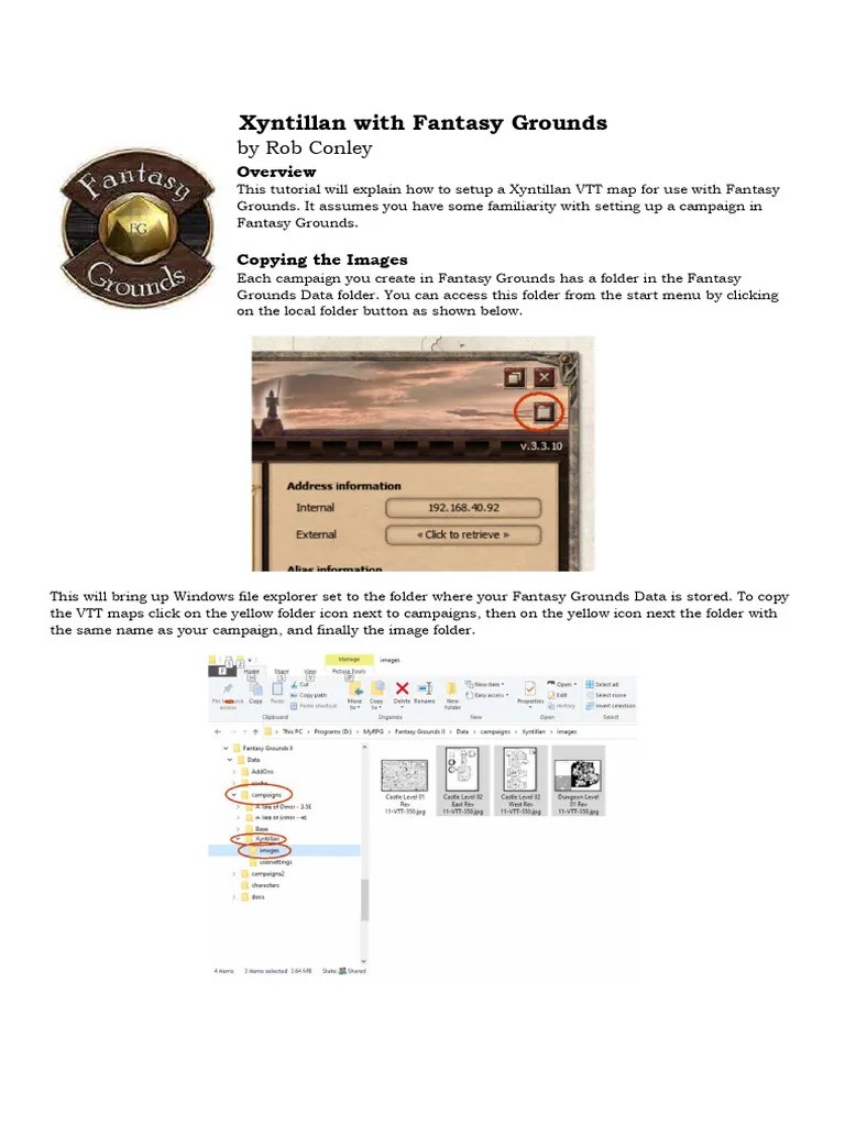 Xyntillan with Fantasy Grounds PDF