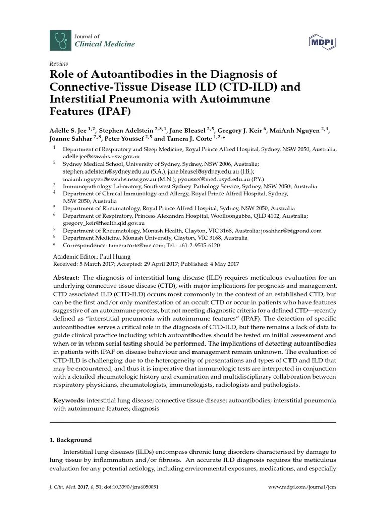 anticuerpos_ipaf PDF Rheumatoid Arthritis Causes Of Death