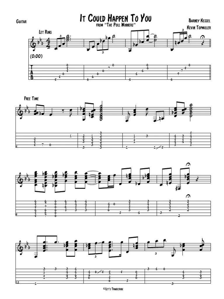 Barney Kessel It Could Happen To You PDF