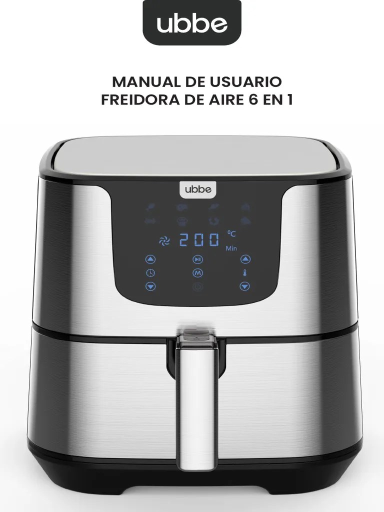 Manual Freidora de Aire Web | PDF | Papas fritas | Cocinando