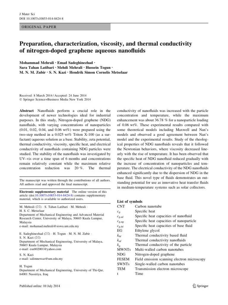 Used Triton X-100 To Observe Stability Over 180 Days | PDF | Carbon