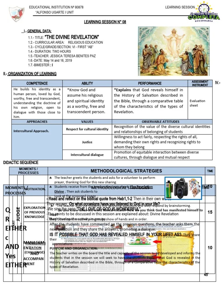Divine Revelation Learning Session Guide PDF Revelation God