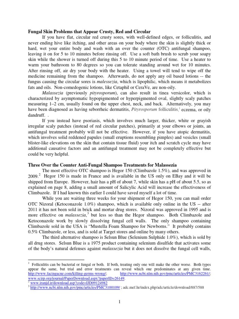 FungusWash Your Entire Body With An Over The Counter Antifungal