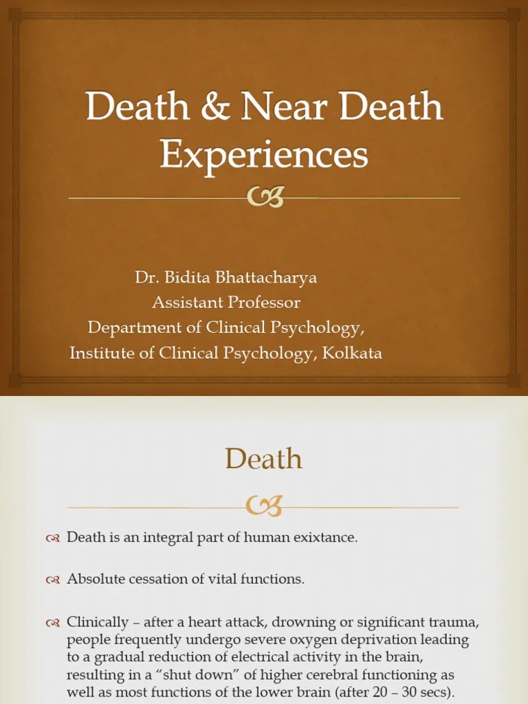 Death & Near Death Experiences PDF Reincarnation Experience