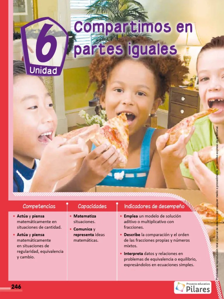 Matemática 5to Grado Unidad 6 (SR) PDF Objetos matemáticos