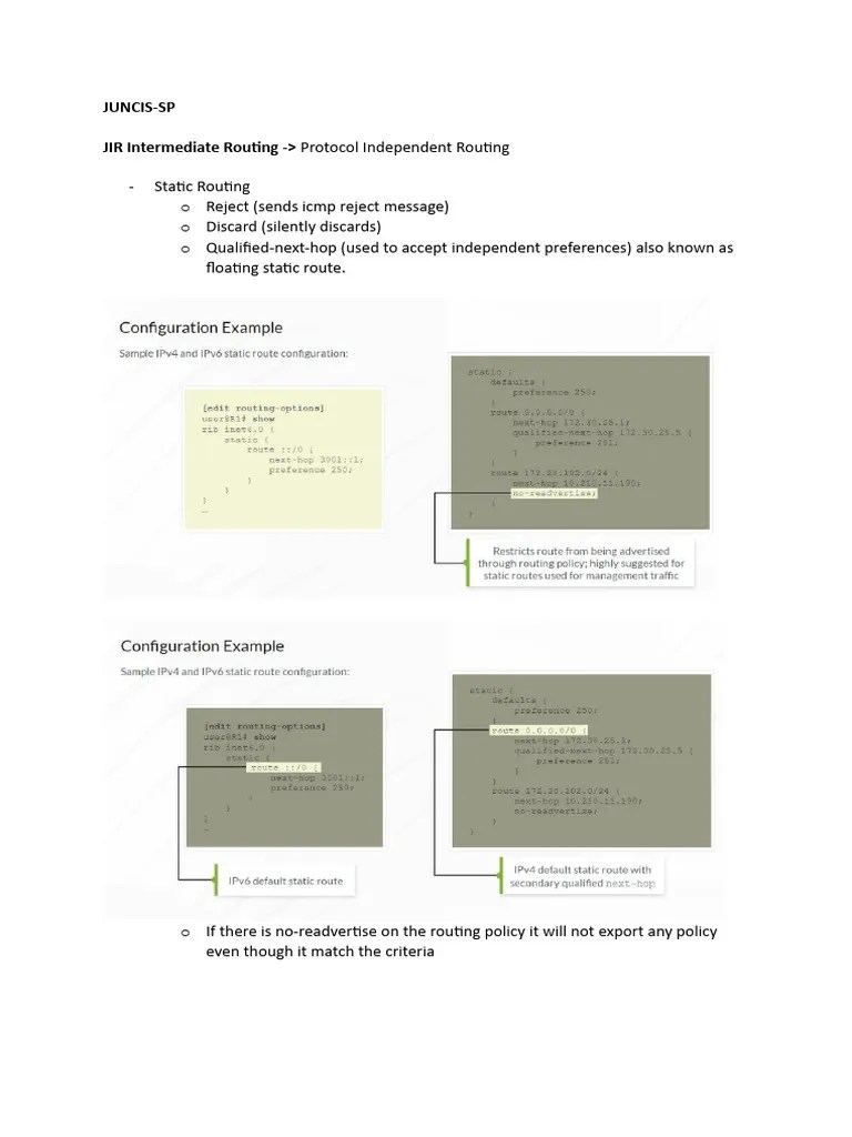 JUNCISsp note PDF Networking Multiprotocol Label Switching