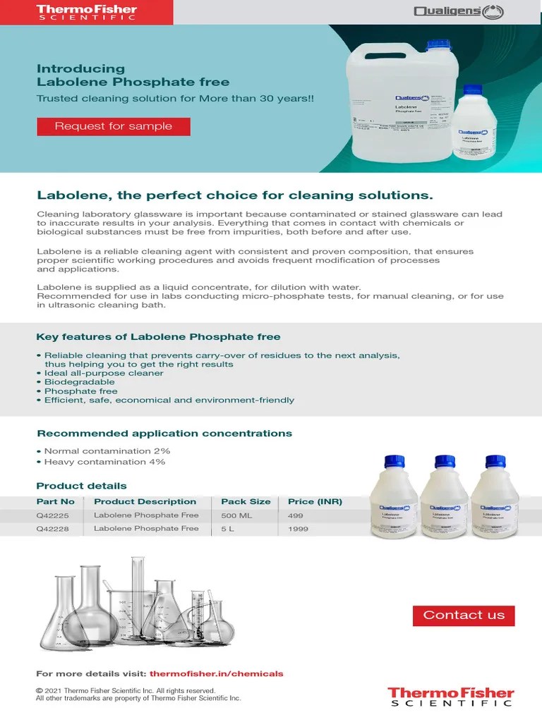 Lab Glassware Cleaning Detergent PDF