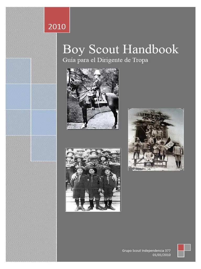 Boy Scout Handbook Descargar gratis PDF Exploración Movimientos