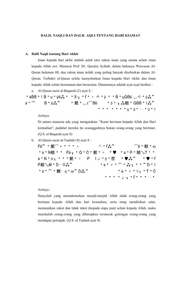 Dalil Naqli Dan Aqli Tentang Iman Kepada Malaikat Rasanya