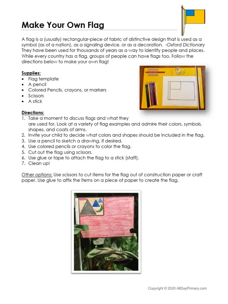 Make Your Own Flag | PDF