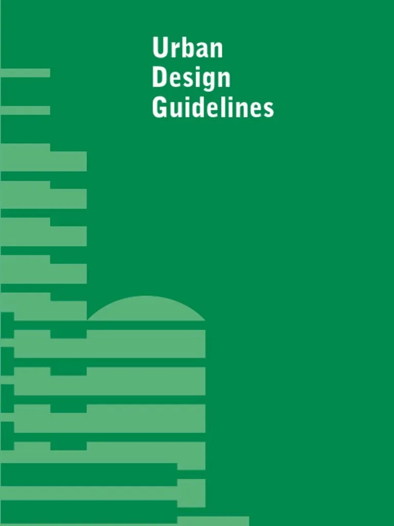Urban Design Guidelines Street Sustainability