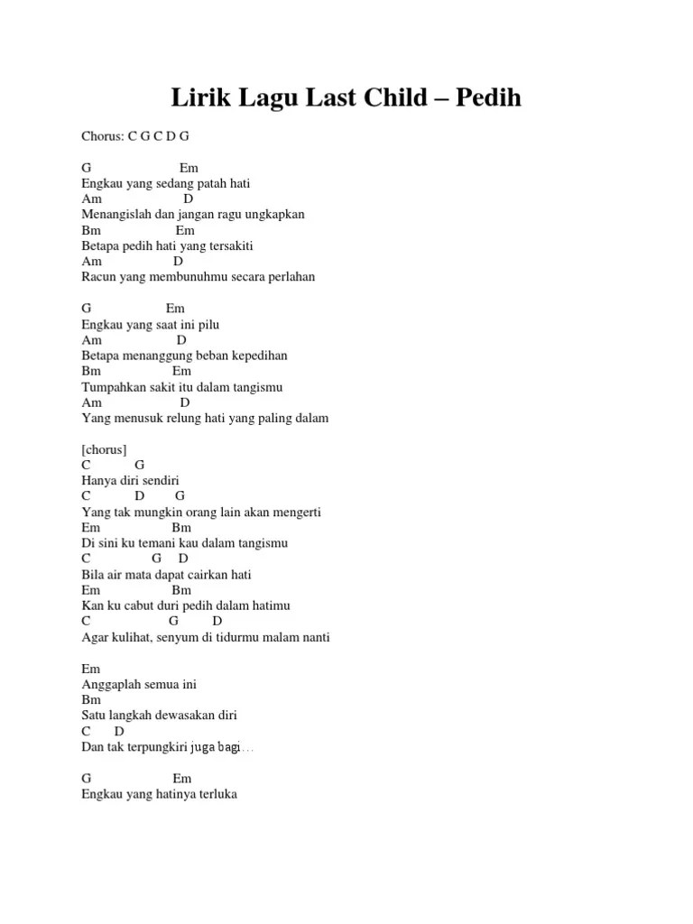 Lirik Lagu Last Child | PDF