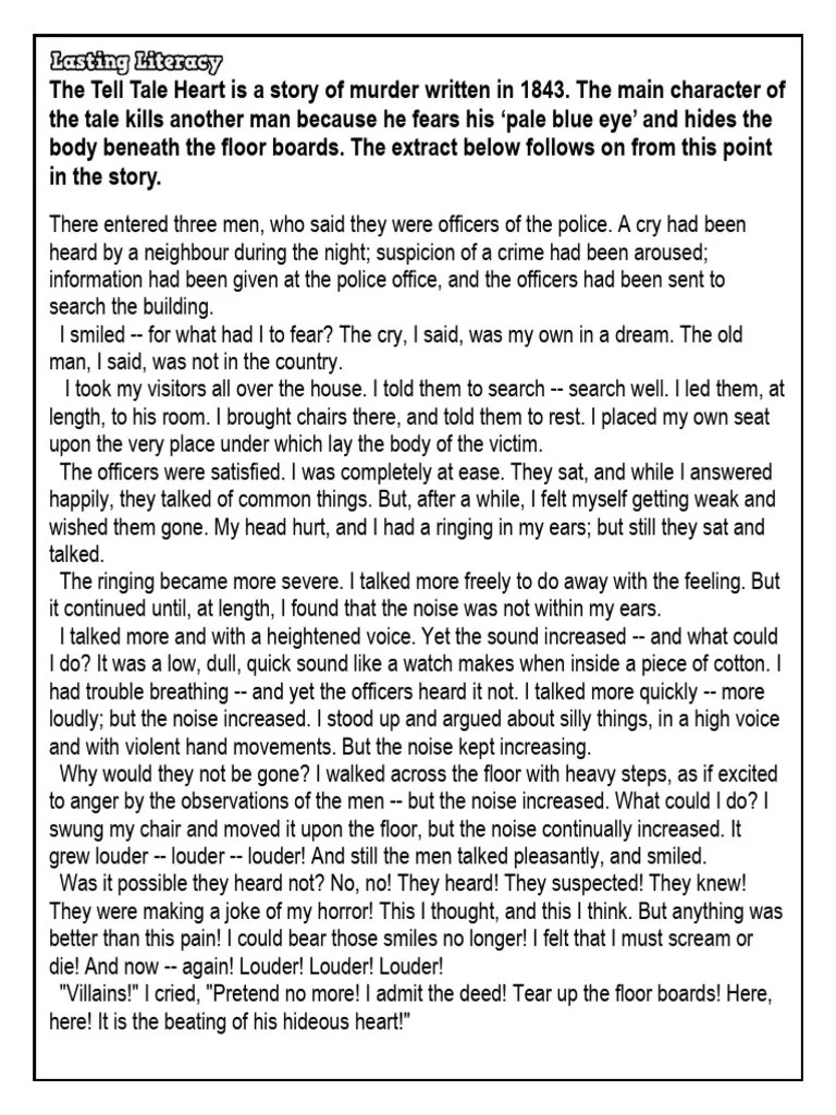 The Tell Tale Heart PDF