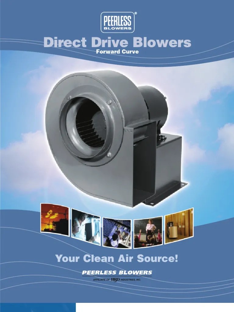 Peerless Blowers Direct Drive Blowers Forward Curve Mechanical Fan