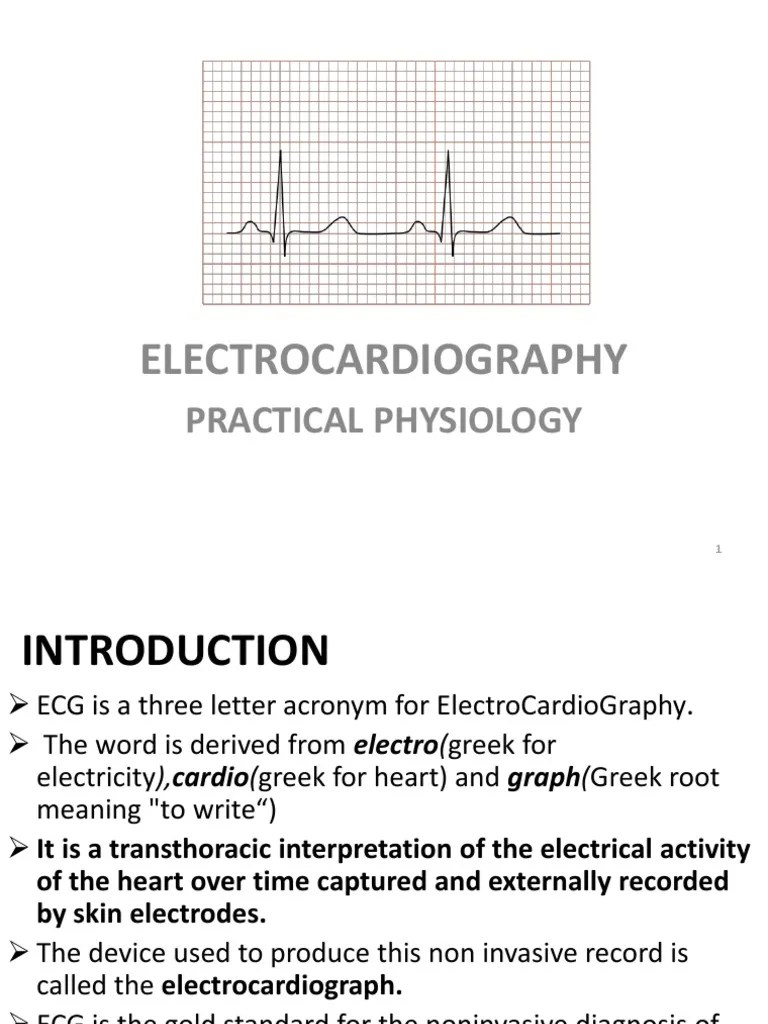 Ecg Presentation Electrocardiography Cardiac Arrhythmia