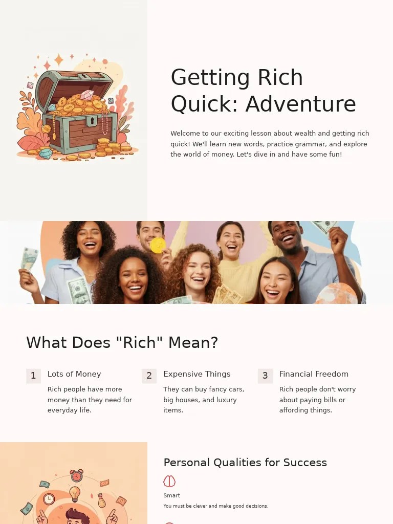 Getting Rich Quick Adventure PDF