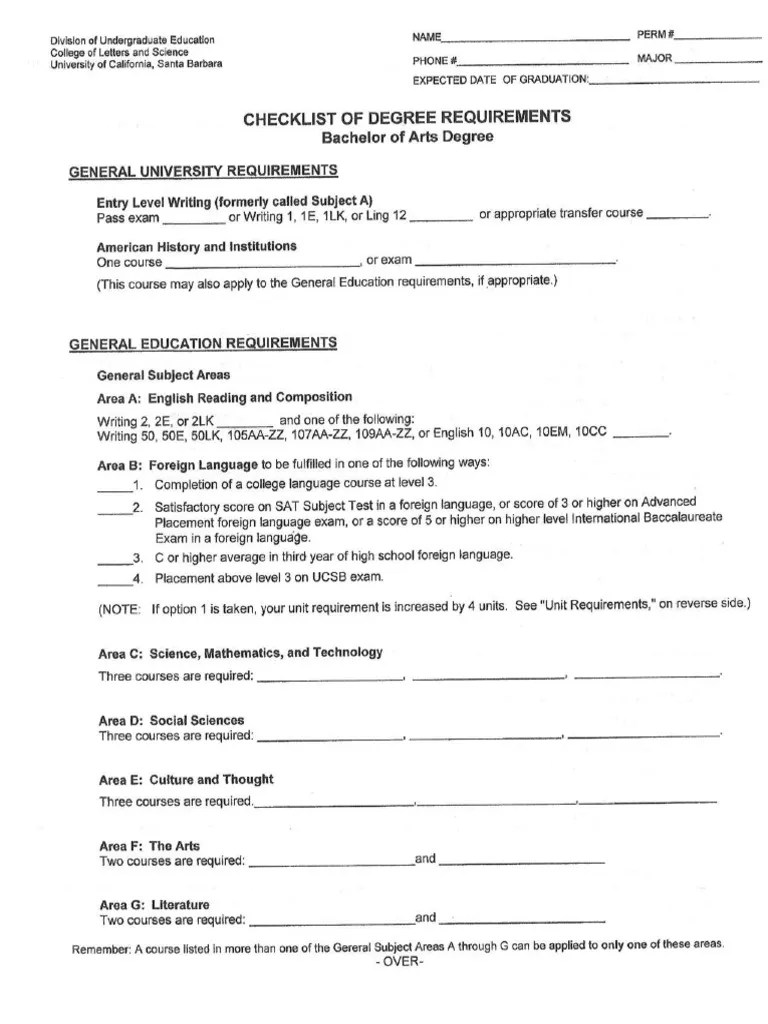 UCSB Bachelor of Arts Degree Requirements Checklist PDF(06)