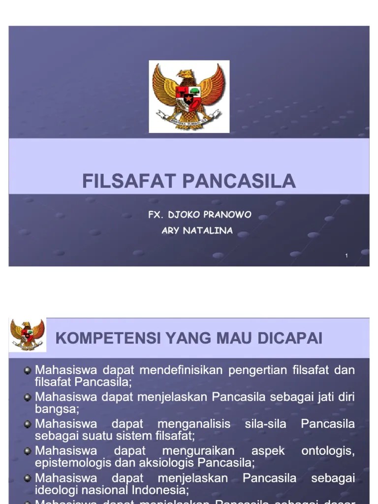 Pancasila Sebagai Sistem Filsafat | PDF